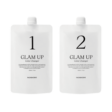 글램업 블랙빼기 탈색제 1제 200ml + 2제 200ml 세트 1개