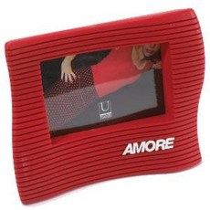 Umbra Fonti 10.2cm x 15.2cm 몰드 프레임 141개의 글자와 숫자 레드 108546, 1개