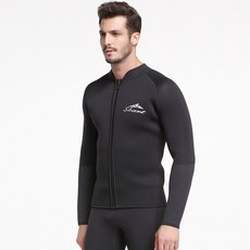 鯊巴特 5mm 加厚潛水服 長袖長褲分體設計 適用於衝浪、冬泳、浮潛