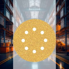 원형페이퍼 40방 5장 샌딩페이퍼 원목 목재 도장 세척 초강력, 40방 8홀 5장