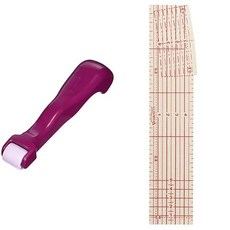 일본 크로바 57-655 패치워크 공구 코로코로 오프너, 롤러+솔기오프너, 1개