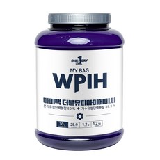 원데이뉴트리션 무맛_단백질 쉐이크 헬스 보충제 가수 분리 유청 웨이프로틴 WPIH 용기 1200g, 1개, 1.2kg