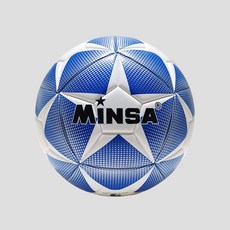 MINSA 兒童比賽訓練足球, 1個, 藍白色