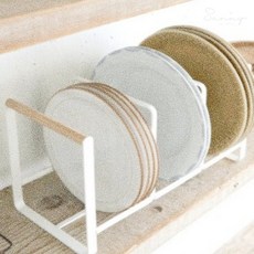 리치썬샵 주방정리 접시 거치대 3단 접시렉 그릇건조대