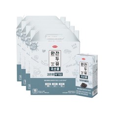 한미 완전두유 국산콩 검은콩 무가당 190ml 4Box(64팩), 64개