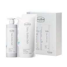 貝恩嬰兒泡泡香浴組 (500ml/800ml補充包) - 溫和保濕, 1個, 嬰兒泡泡香浴組