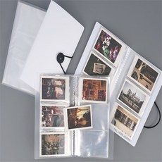 미쁨담아 포토카드 앨범 폴라로이드앨범, 240칸 - 화이트