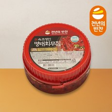 명태회무침 속초명인 400g 천년의 반찬 국산 명태초무침 명태식해 젓갈 보쌈, 1개