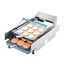 햄버거 토스트기 번토스터기 자동 버거메이커 업소용 카페 쿠커 푸드트럭 조식용 상업용, 소형 기계식 모델 6개