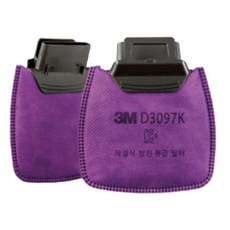 3M 방진필터 D3097K(2EA/1봉지), 2개