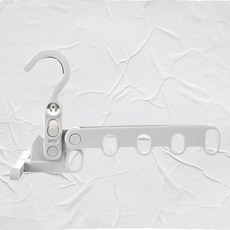 이동식 빨래 건조대 접이식 수건 양말걸이 실내용 2단, 그레이