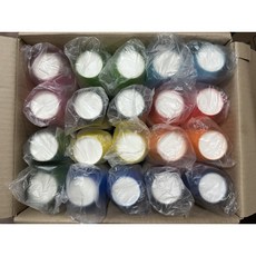 국산 칼라 종이컵 혼합 1박스 10색상 1000개, 1개