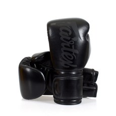 Fairtex BGV14SB 拳擊手套 黑色 泰國製造 拳套 泰拳 格鬥, 1個, 12oz