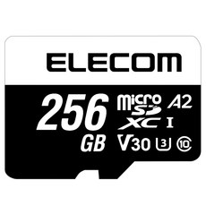 ELECOM MicroSDXC 256GB UHS-I U3 V30 MF-MS256GU13A2R 카드 데이터 복구 서비스 첨부, 1개