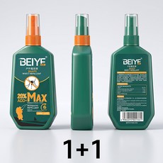Izeriel 1+1 모기 퇴치 스프레이 야외 모기 퇴치액 신기 야외 휴대용 야외 모기 퇴치 스프레이 야외활동용 모기퇴치 스프레이, 1세트, 100ml