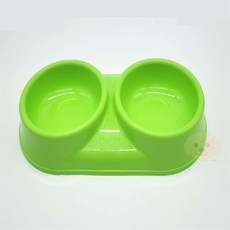 금순이네상점 네이처펫 쌍식기그린 반려동물식기