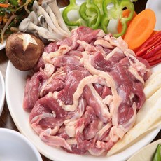 국내산 오리로스 1등급 무항생제 신선오리정육 슬라이스 500g, 3개