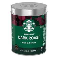 STARBUCKS 星巴克 美式深度烘焙咖啡豆 90g, 1罐, 1罐