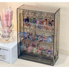 BCQ 키링 귀걸이 쥬얼리 걸이 거치대 진열대 매대, 회색투명