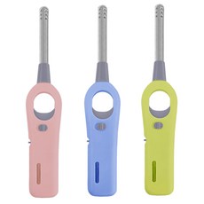 캔들용 가스 점화기 B형 - 3개, 핑크1P+블루1P+엘로우1P, 1세트