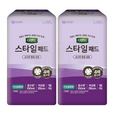 디펜드 여성용 스타일 참숯 패드 안심중용량, 18개입, 2개