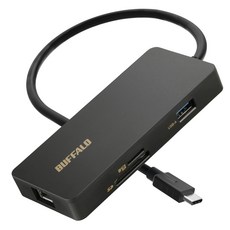 Type-C 7-in-1 microSD SD 4K HDMI PowerDelivery PD USB Type-C LUD-U3-CGCBKN 버팔로 연결 도킹, 1개