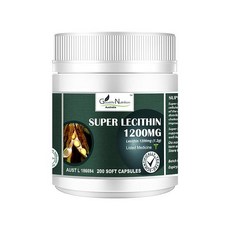 굿라이프뉴트리션 호주영양제 슈퍼 레시틴 식물성 인지질 200캡슐, 1개, 200정