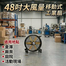 翊豐 D48P6ER 48吋 DC變頻移動式送風機 強力風扇