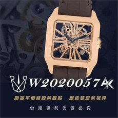 Cartier卡地亞 RX8手錶保護膜 AK系列 適用於W2020057 SANTOS Dumont山度士系列 38mm, 1個