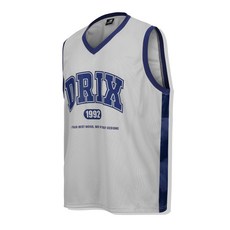 드릭스 DRIX 바스켓볼 메시 저지 사이드 패널 슬리브리스그레이 198702