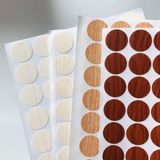 가구 벽지 못 자국 나사 구멍 막기 흠집 보수 스티커, 가구보수스티커, 2-무지차콜