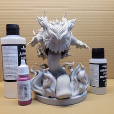 【爪哇魯多】3D列印品 72 NO094 中空 分件 微縮模型 戰棋 人物 怪物 異形 塗裝練習, 1個