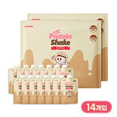 얌비티 가정의학과 의사 개발 한끼 식사대용 저당 단백질 쉐이크 미숫가루맛, 7회분, 32g, 2개