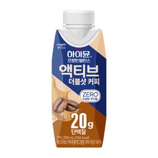 하이뮨 프로틴밸런스 액티브 더블샷커피, 250ml, 4개