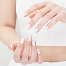 로엔블 젤스트립 네일 패디 32p, 1개, 글로시화이트