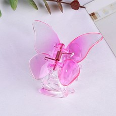 SOOSDA 漸層蝴蝶造型壓克力髮夾