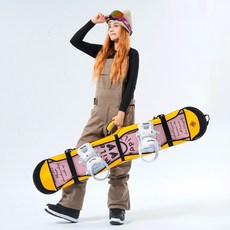 스노우보드엣지백 스키 엣지 커버 여자 업그레이드 스크래치 A 색상 장갑 습식 한 검빨, 옐로우 숄더, 1개