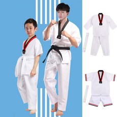 여름 태권도복 주짓수 유도 아동 성인 반팔 긴팔 태권도복