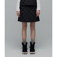 내셔널지오그래픽 NATIONALGEOGRAPHIC N244WSK010 여성 엘크 패딩 숏기장 스커트 CARBON BLACK