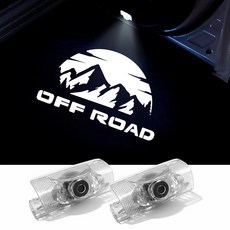 변색 없는 토요타 툰드라 2022-2025 자동차 액세서리용 자동차 도어 조명 프로젝터 2개 - 고스트 섀도우 웰컴 HD LED 퍼들 라이트, 변색 없는 토요타 툰드라 2022-2025 자동차 액세