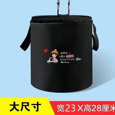 腳踏車前置掛包 腳踏車車筐車籃 電動車前車筐車簍 摺疊車山地車掛籃布籃單車籃子, 黑色小摩托布兜（有蓋防水）, 1個