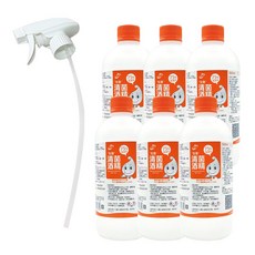 生發 清菌酒精 75% 500ml 6瓶+噴頭組合(橘標), 6個