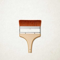 화홍 백붓 132 6호 100mm 배경 붓 빽붓 1개입