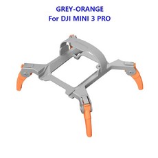 접이식 스파이더 랜딩 기어 DJI 미니 3 프로 드론 확장 보호대용 높이 증가 액세서리, 01 주황색, 한개옵션1