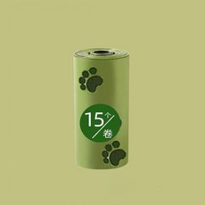 狗狗便袋 寵物可降解垃圾袋, 1個, 1捲帶香味 無分配器,1.2絲