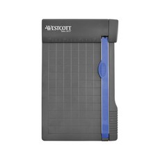 Westcott 다목적 길로틴 트리머 15.2cm(6인치) 블랙/블루, Westcott 다목적 길로틴 트리머, 15.2cm(6
