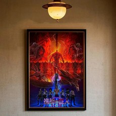 진격의거인포스터 진격의거인굿즈 방장식 벽장식 인테리어, 5