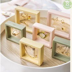 다프룸 밀봉 액세서리 케이스 장식소품보관함, 7x7 핑크