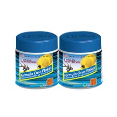 오션뉴트리션 포뮬러1 플레이크 34gx2개 잡식성 물고기 사료 먹이, 34g