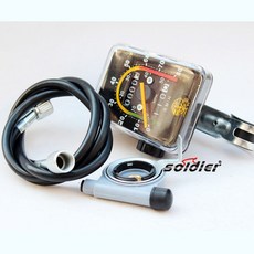 【4431人收藏】騎行碼錶機械邁速錶山地公路自行車速度計數測速器裏程錶單車配件, 1個, 方形機械碼錶